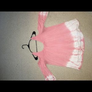 Flowy, cold-shoulder, top from Francesca’s